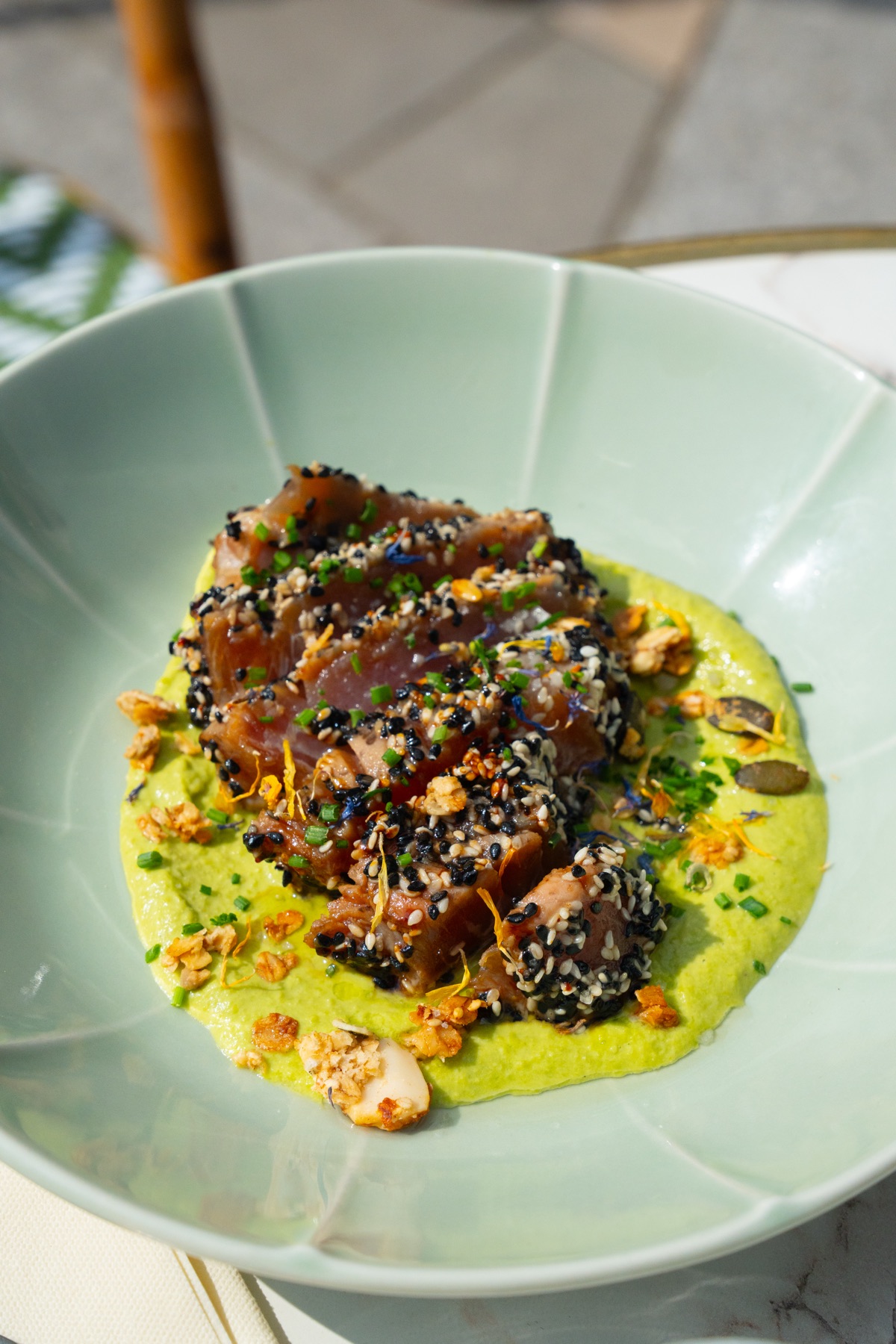 Tataki crème wasabi